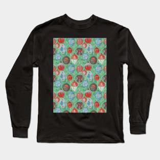 Vintage-Christmas-baubles Long Sleeve T-Shirt